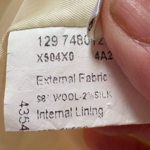 AGNONA Women’s Wool Blazer Single Button Size 46/XL - Picture 6 of 8